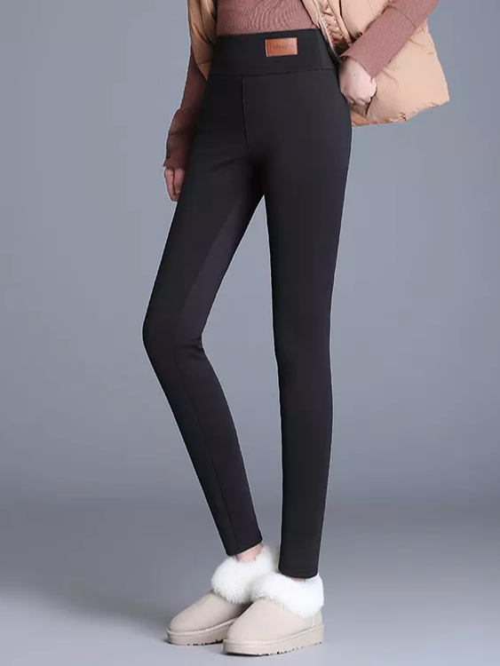 Tight Plain Casual Pants