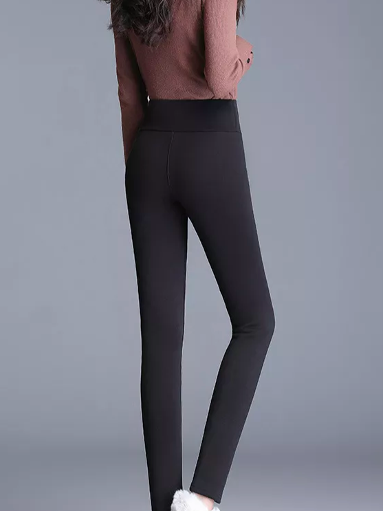Tight Plain Casual Pants