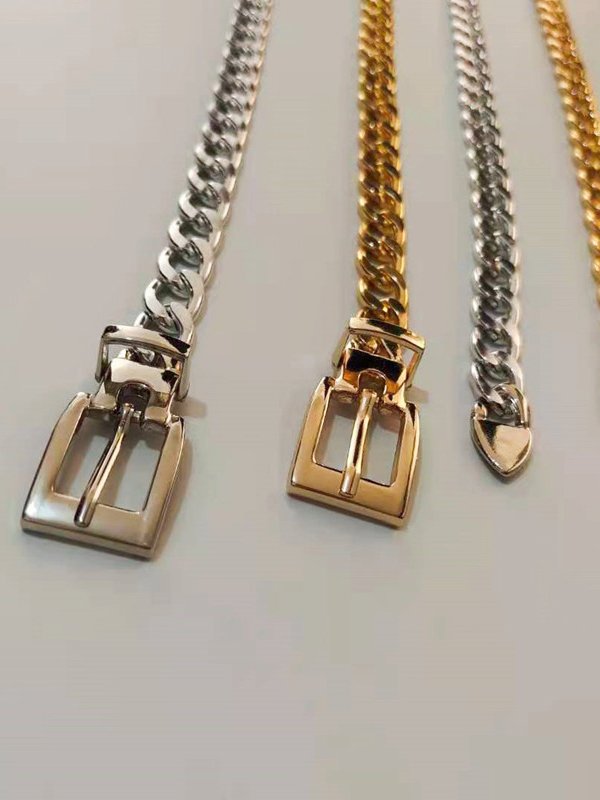 Simple Thick Chain Belt Buckle Waist Chain Festive Party Daily Matching