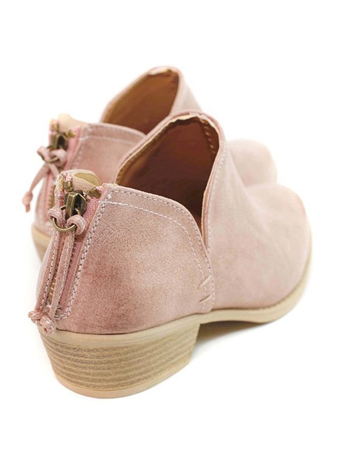 Chunky Heel Short Boots Female Non-slip Cute Bootie