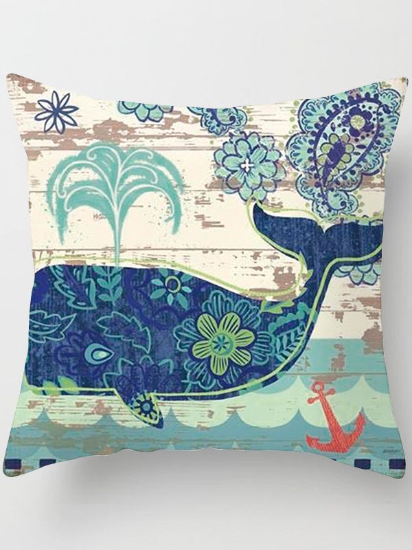 Banquet Party Pool Beach Vacation Turtle Seahorse Conch Print Home Pillowcase 45*45