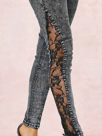 Plain Tight Jeans