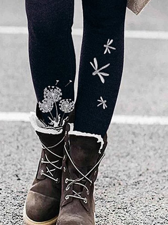 Floral Regular Fit Leggings