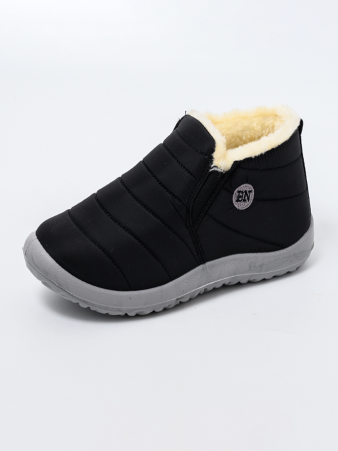 Winter Faux Fur Waterproof Windproof Warmth Snow Boots