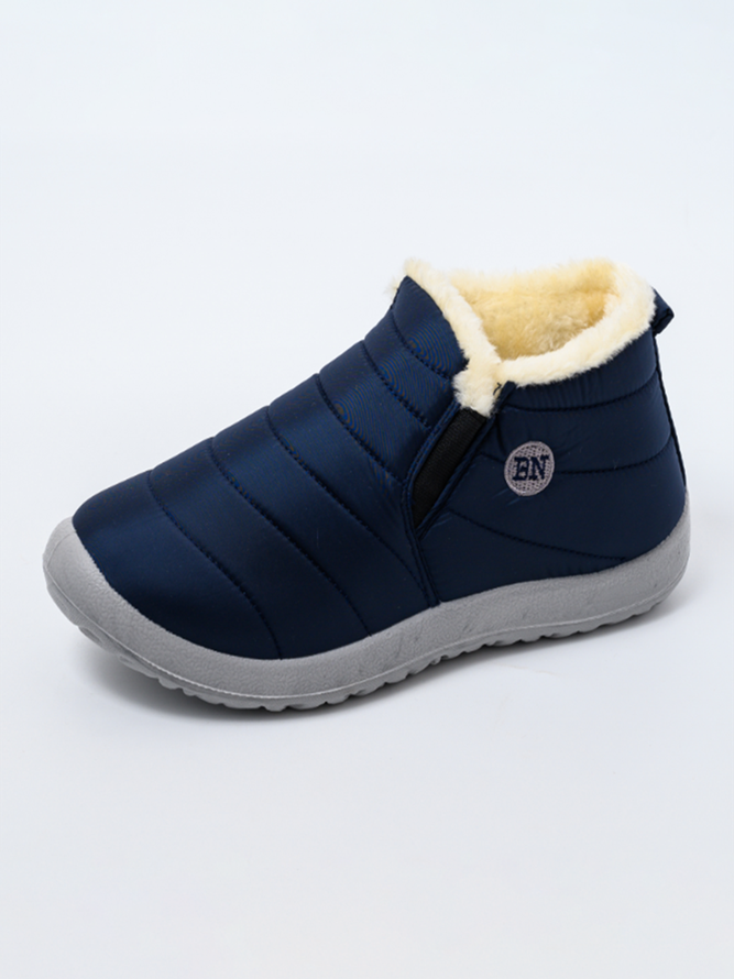 Winter Faux Fur Waterproof Windproof Warmth Snow Boots