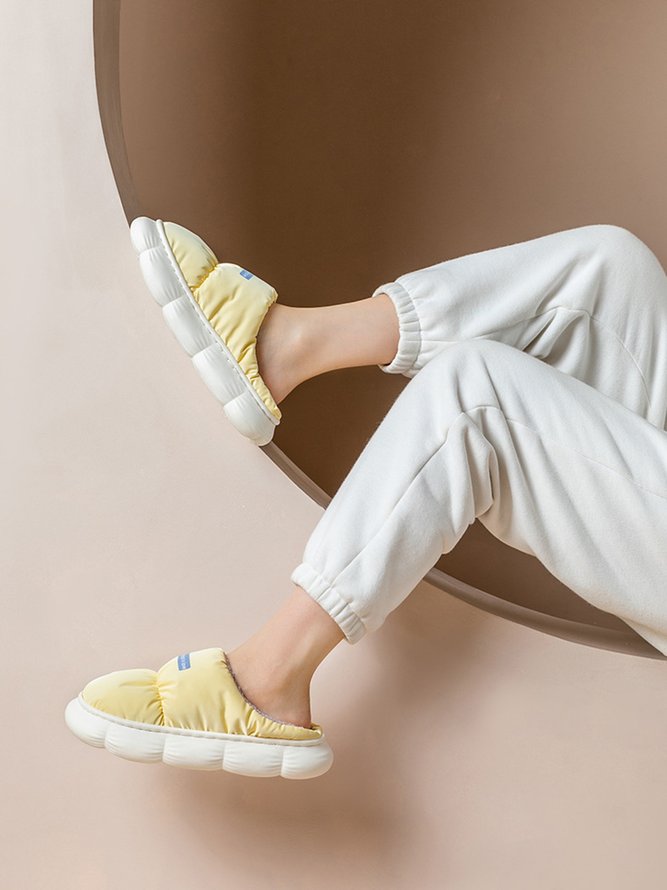 Down Warm Couples Home Warm Slippers