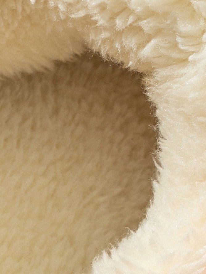 Couple Down Waterproof Plus Velvet Home Slippers