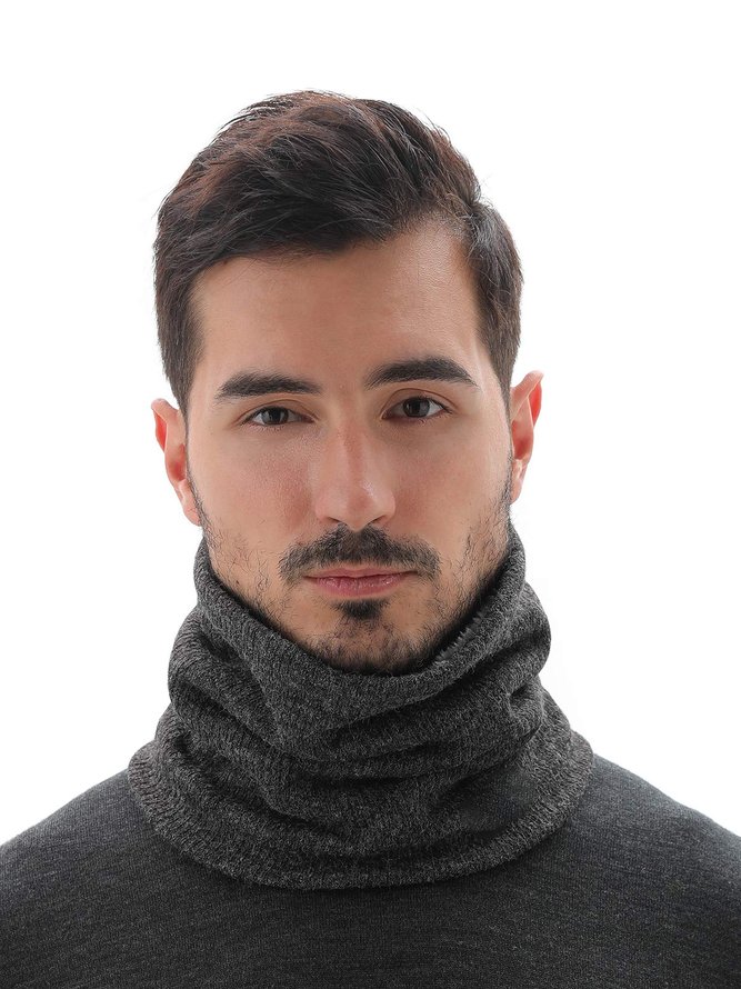 Fleece Thickening Scarf Neck Sleeves Autumn Winter Outdoor Sports Daily Warm Accessories