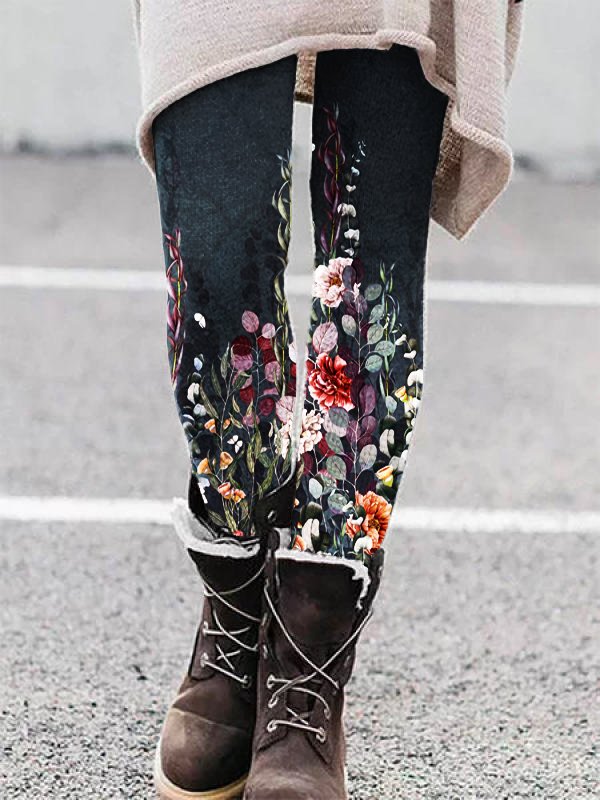 Floral Regular Fit Leggings