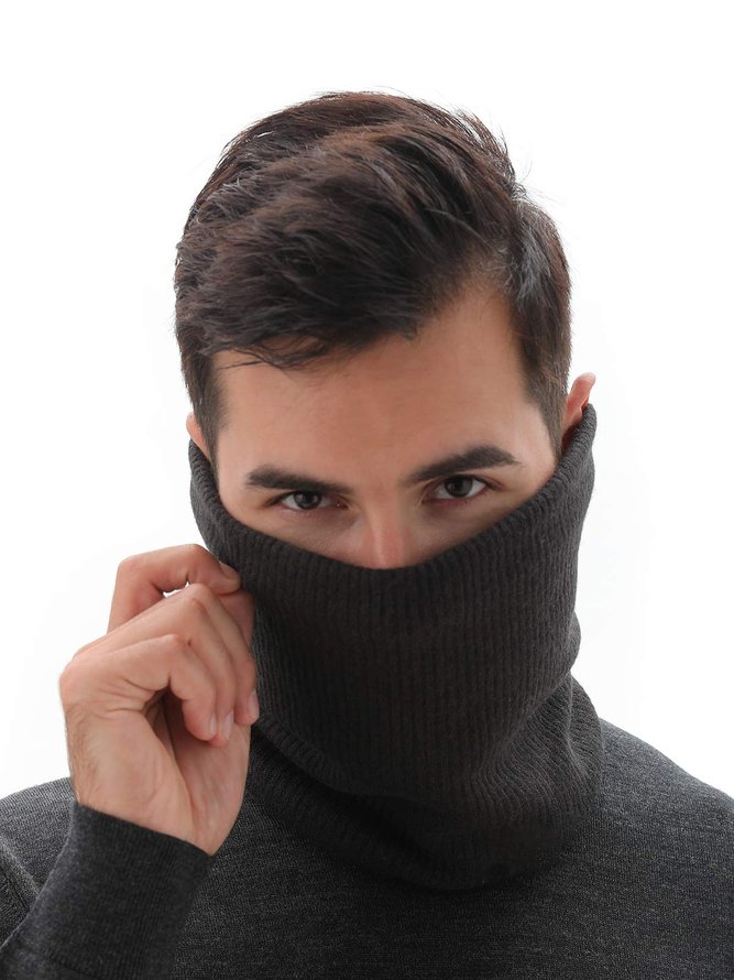 Fleece Thickening Scarf Neck Sleeves Autumn Winter Outdoor Sports Daily Warm Accessories