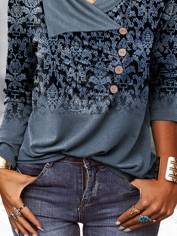 Cross Neck Casual Top