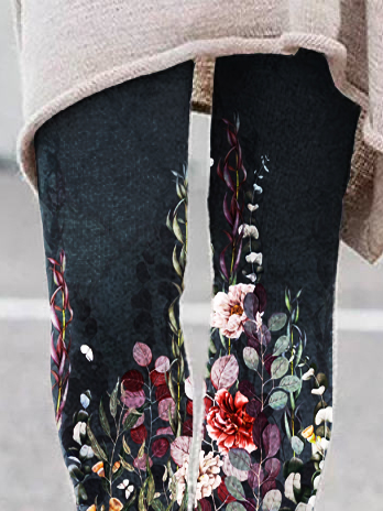 Floral Regular Fit Leggings