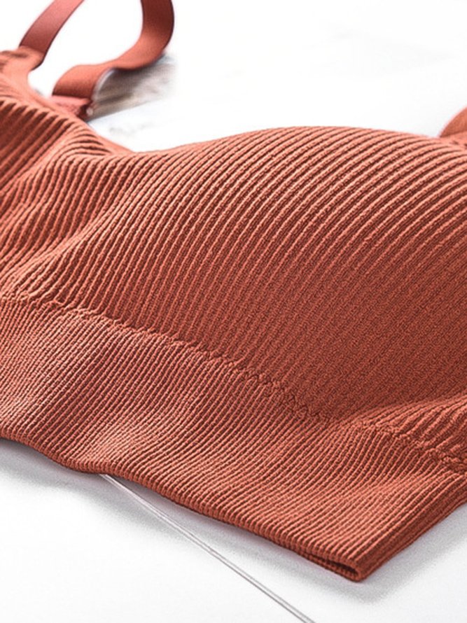 Seamless Breathable Push-Up Sports Bra