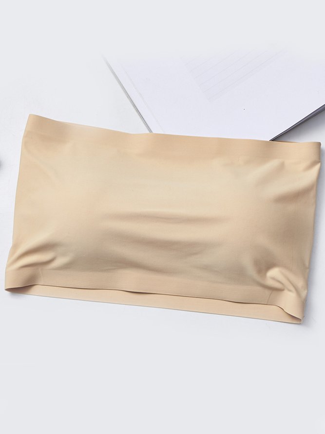 One Piece Ice Silk Seamless Back Buckle Hidden Chest Wrap