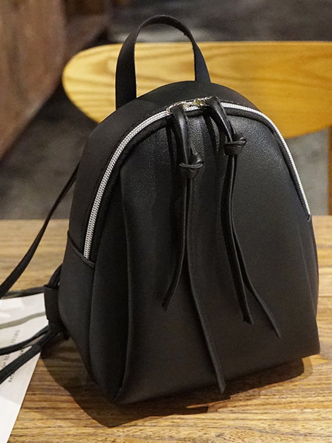 Vintage Fringe Backpack Zip Backpack