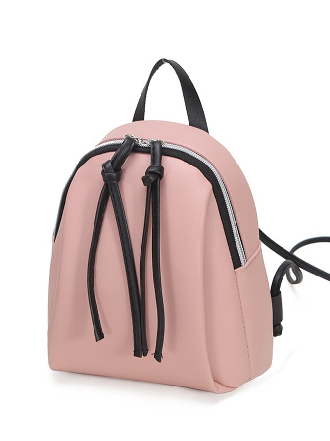 Vintage Fringe Backpack Zip Backpack