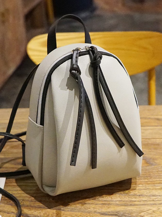 Vintage Fringe Backpack Zip Backpack