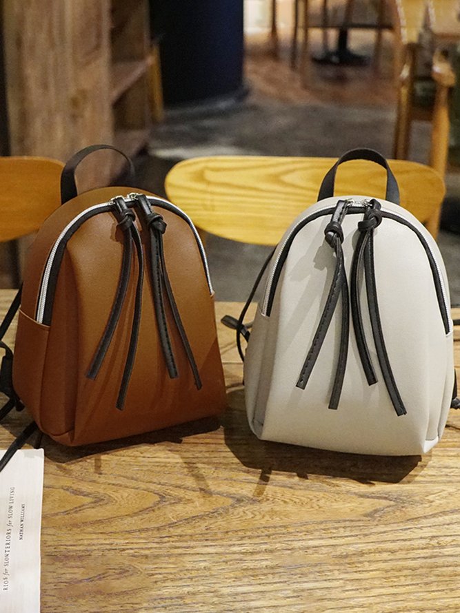 Vintage Fringe Backpack Zip Backpack