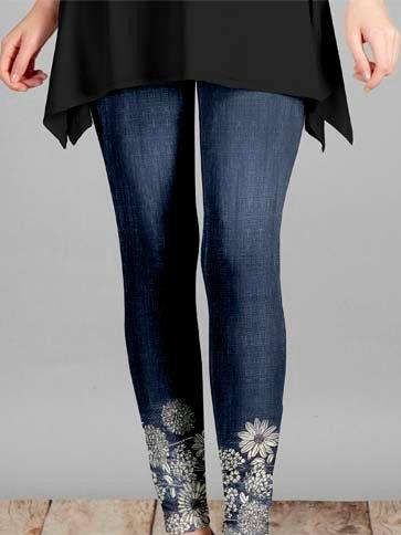 Casual Floral Tight Legging