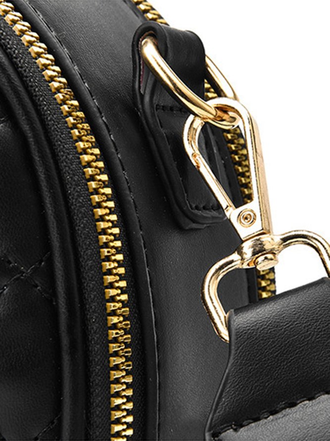 Cat Zip One Shoulder Crossbody Bag