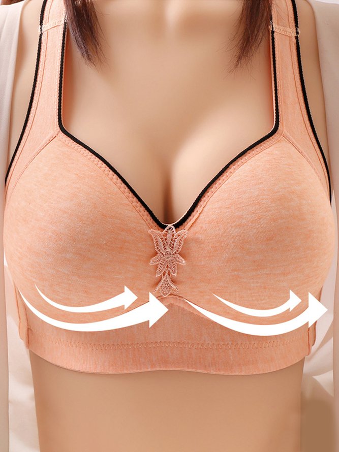 Comfortable Push Up No Wire Bras Plus Size