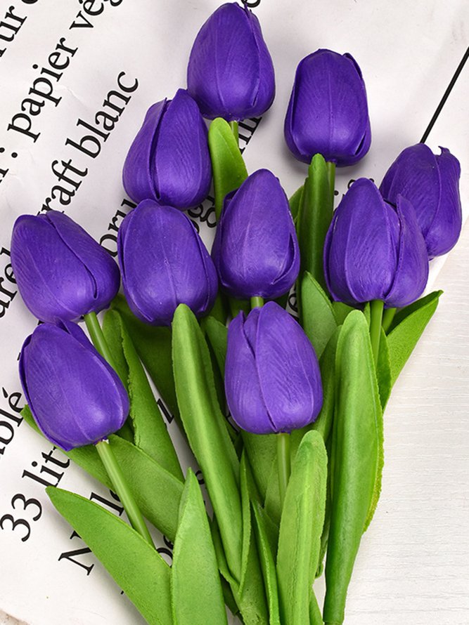 Home Soft Decoration Tulip Simulation Flower