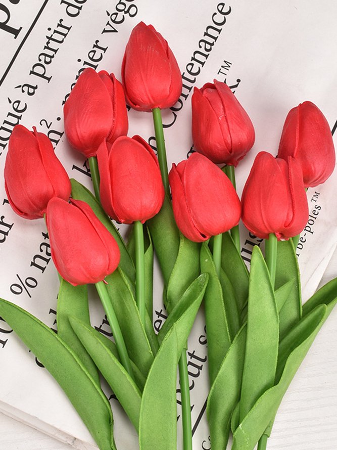 Home Soft Decoration Tulip Simulation Flower