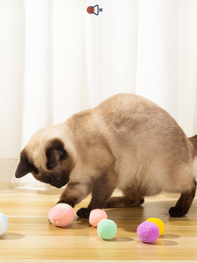 Cat Toys Silent Bouncy Ball Pet Supplies