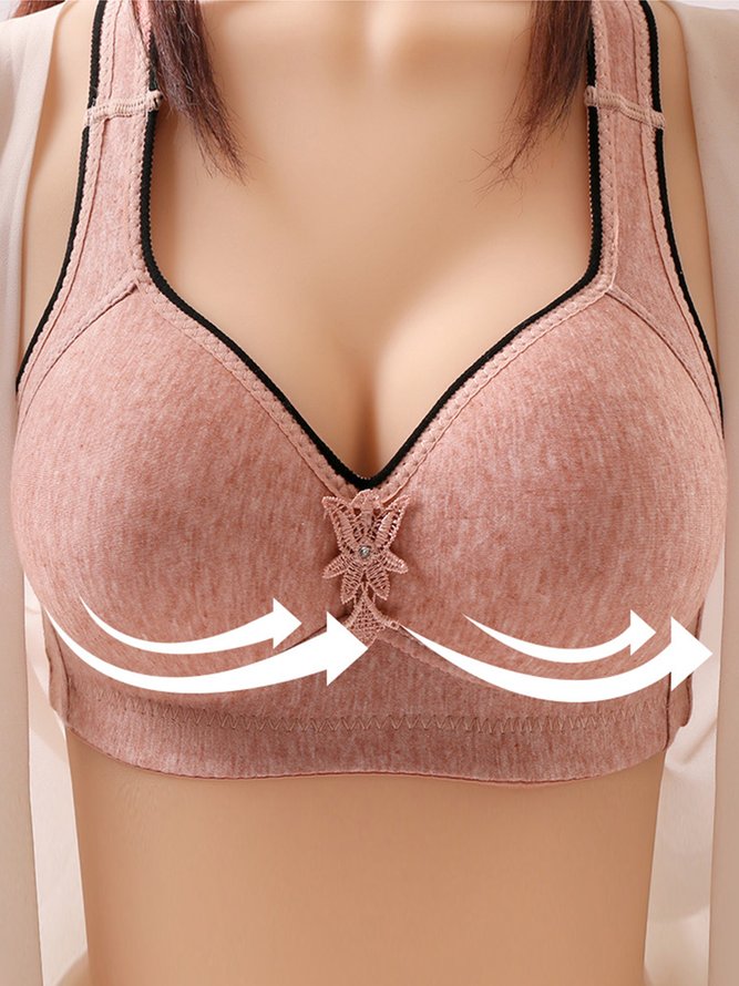 Comfortable Push Up No Wire Bras Plus Size