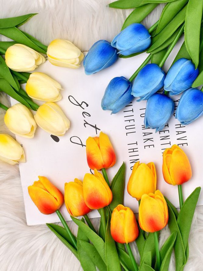 Home Soft Decoration Tulip Simulation Flower