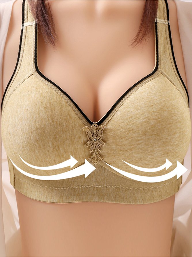 Comfortable Push Up No Wire Bras Plus Size