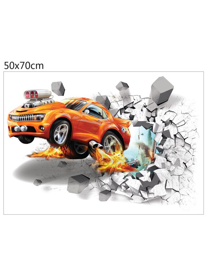 3D Creative Dinosaur Decorative Sticker Bedroom Wall Sticker