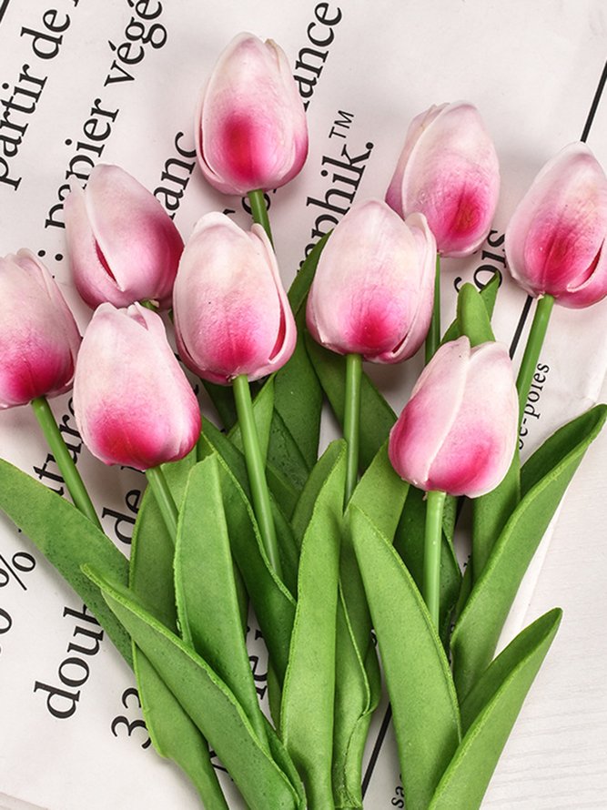 Home Soft Decoration Tulip Simulation Flower