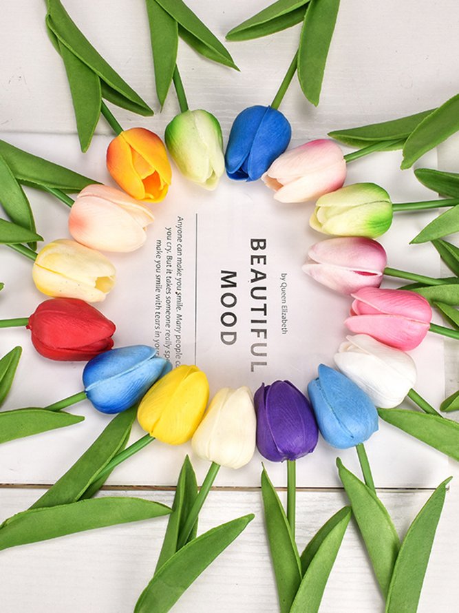 Home Soft Decoration Tulip Simulation Flower