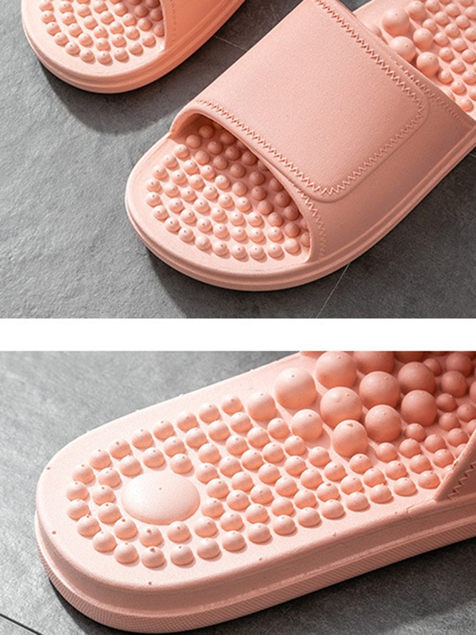Massage Function Waterproof Bathroom Slippers