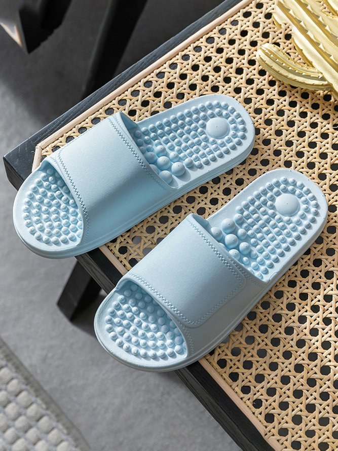 Massage Function Waterproof Bathroom Slippers
