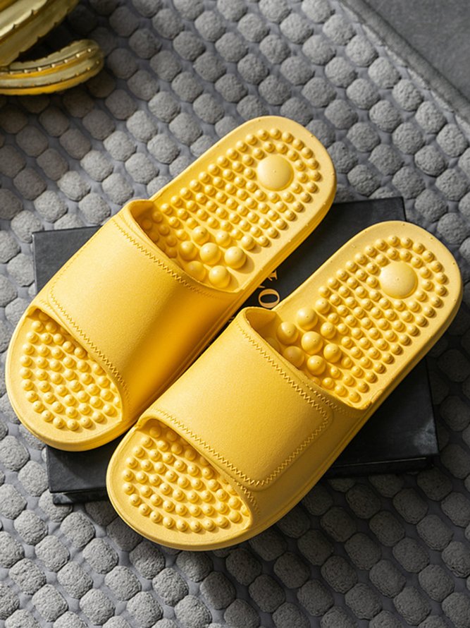 Massage Function Waterproof Bathroom Slippers