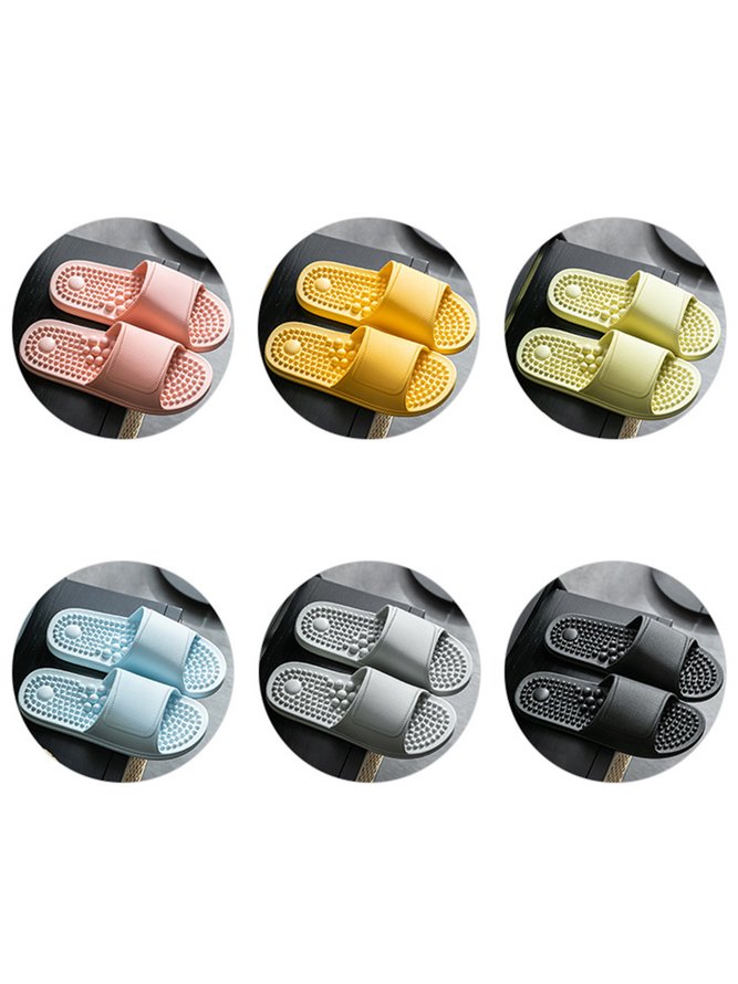 Massage Function Waterproof Bathroom Slippers