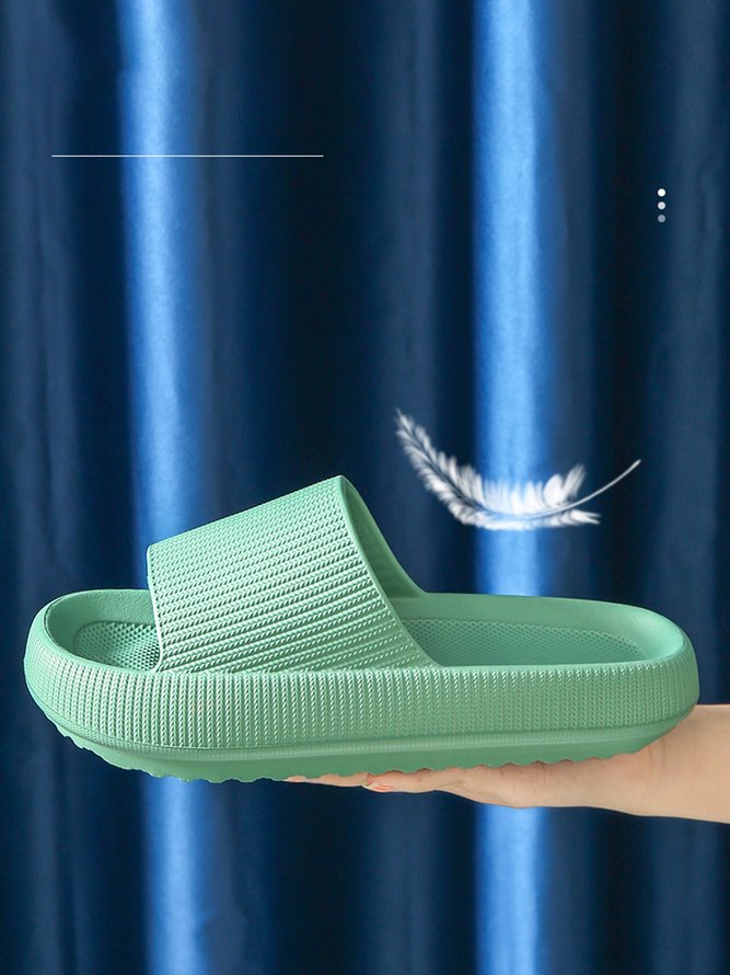 Extra Large Stretch EVA Waterproof Non-slip Bathroom Slippers