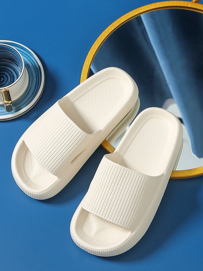 Extra Large Stretch EVA Waterproof Non-slip Bathroom Slippers