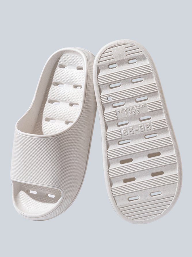 Non-slip Breathable Water Leaking Waterproof EVA Bathroom Slippers