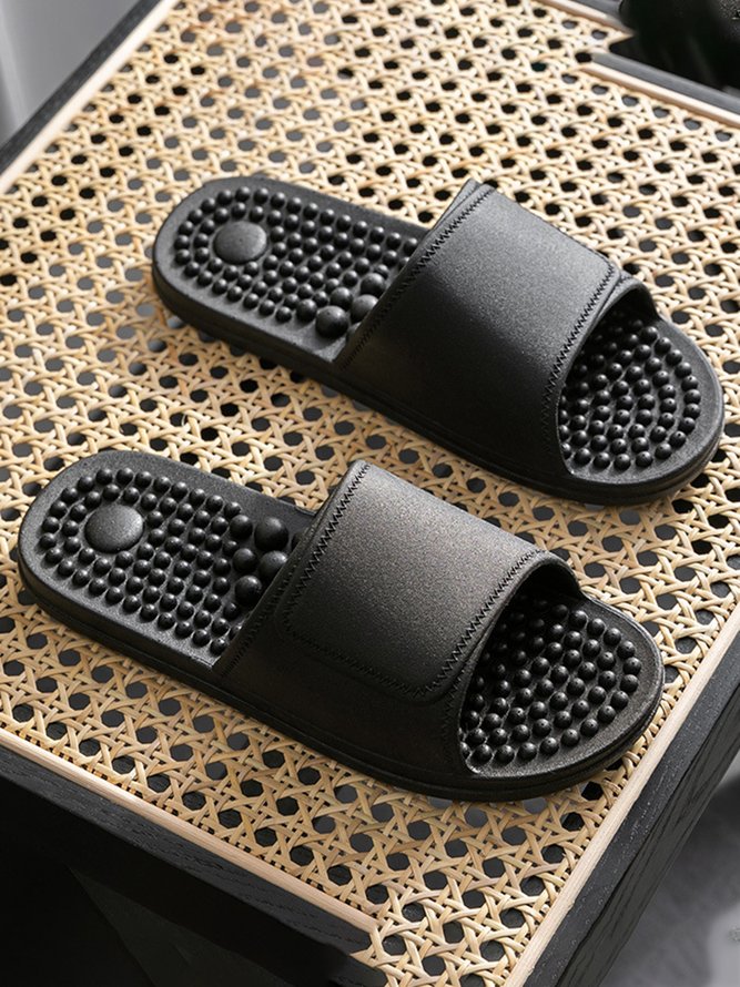 Massage Function Waterproof Bathroom Slippers