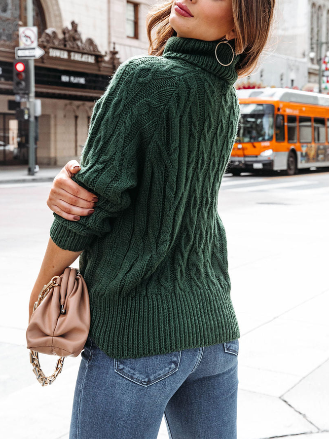 Urban Loose Turtleneck Sweater