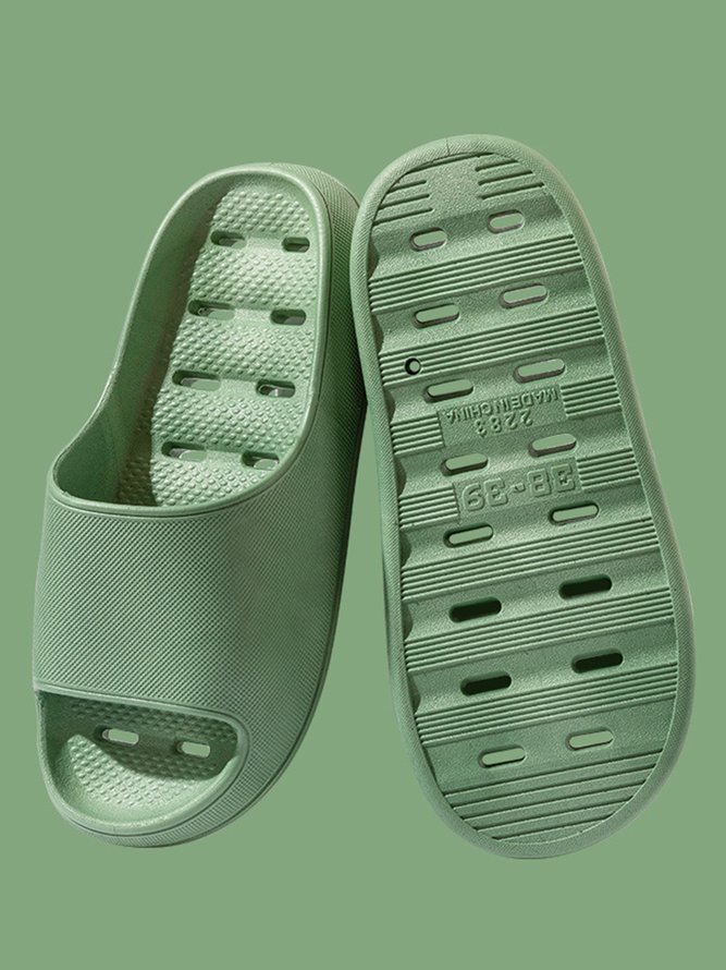 Non-slip Breathable Water Leaking Waterproof EVA Bathroom Slippers