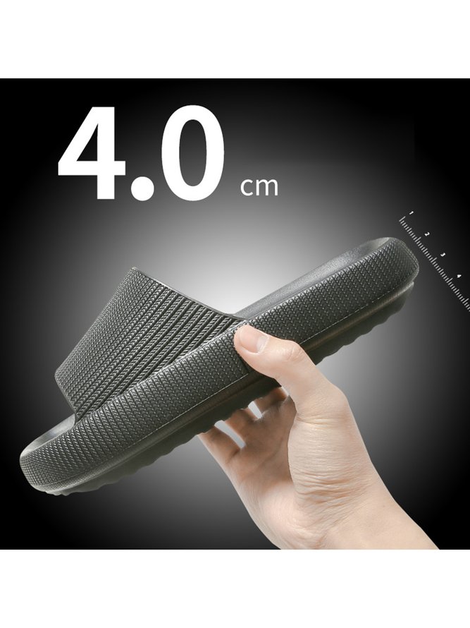 Extra Large Stretch EVA Waterproof Non-slip Bathroom Slippers