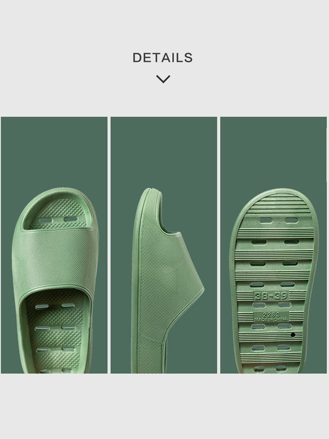 Non-slip Breathable Water Leaking Waterproof EVA Bathroom Slippers
