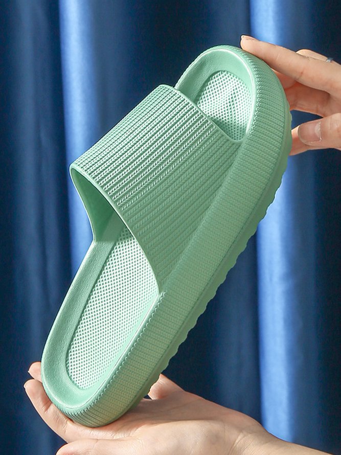 Extra Large Stretch EVA Waterproof Non-slip Bathroom Slippers