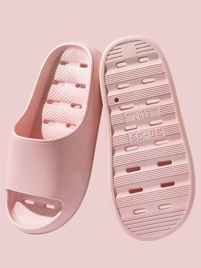 Non-slip Breathable Water Leaking Waterproof EVA Bathroom Slippers