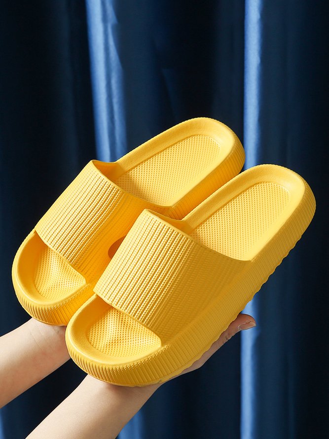 Extra Large Stretch EVA Waterproof Non-slip Bathroom Slippers