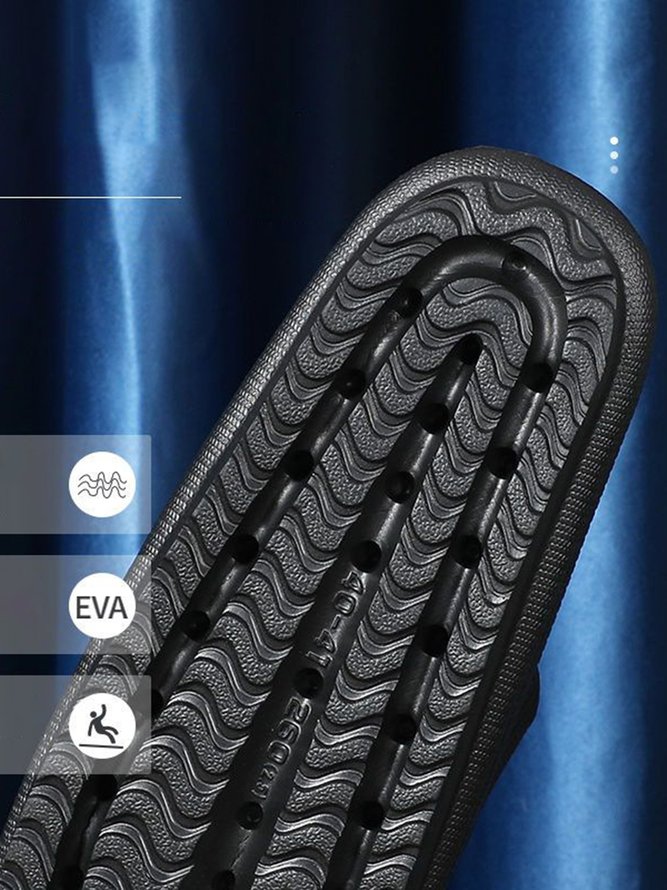 Extra Large Stretch EVA Waterproof Non-slip Bathroom Slippers